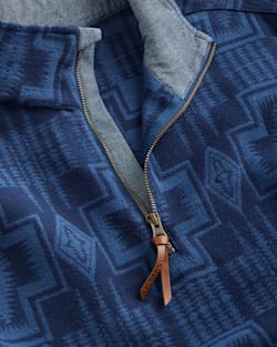 ALTERNATE VIEW OF WOMEN'S DOUBLESOFT HALF-ZIP PULLOVER IN DUSK BLUE HARDING image number 7