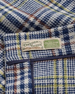 ALTERNATE VIEW OF WOMEN'S WEST END WOOL SHIRT JACKET IN NAVY GLEN PLAID image number 2