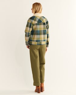 Stay Warm & Stylish Women's Wool Stadium Trucker Coat
