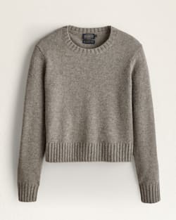 WOMEN'S SHETLAND COLLECTION SWEATER IN STONE HEATHER image number 1