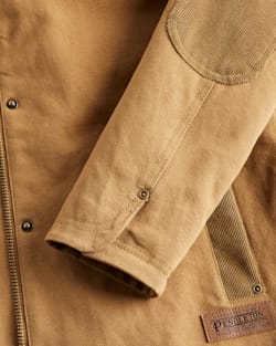 ALTERNATE VIEW OF WOMEN'S MARIAS COTTON CANVAS PARKA IN SADDLE image number 3