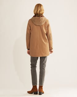 ALTERNATE VIEW OF WOMEN'S MARIAS COTTON CANVAS PARKA IN SADDLE image number 5