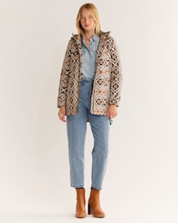 WOMEN'S SEQUOIA INSULATED RIPSTOP ANORAK IN TAN ABIQUIU SKY image number 1