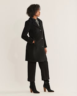 ALTERNATE VIEW OF WOMEN'S WALKER WOOL COAT IN BLACK image number 3