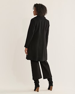 ALTERNATE VIEW OF WOMEN'S WALKER WOOL COAT IN BLACK image number 4
