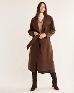 Look Stylish & Feel Cozy in Women's Uptown Long Wool Coat | Pendleton