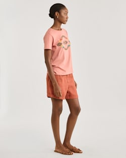 ALTERNATE VIEW OF WOMEN'S SUMMERLAND GRAPHIC TEE IN DUSTY ROSE image number 2