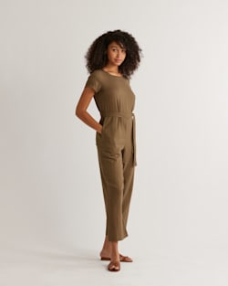 WOMEN'S LILA LINEN-BLEND JUMPSUIT