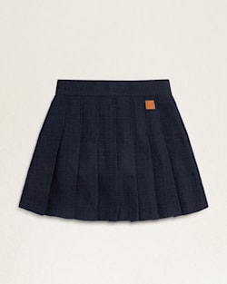 ALTERNATE VIEW OF TOMMY X PENDLETON PLEATED WRAP SKIRT IN NEW YORK STRIPE image number 2