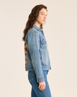 ALTERNATE VIEW OF WOMEN'S PASCO DENIM/WOOL JEAN JACKET IN PASCO image number 3