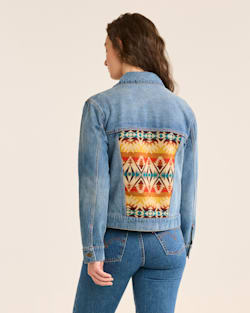 ALTERNATE VIEW OF WOMEN'S PASCO DENIM/WOOL JEAN JACKET IN PASCO image number 4