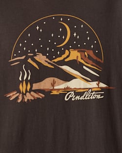 ALTERNATE VIEW OF WOMEN'S CAMPFIRE GRAPHIC TEE IN VINTAGE BLACK image number 2