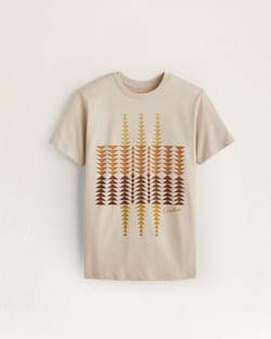 WOMEN'S GEOMETRIC GRAPHIC TEE IN BONE image number 1