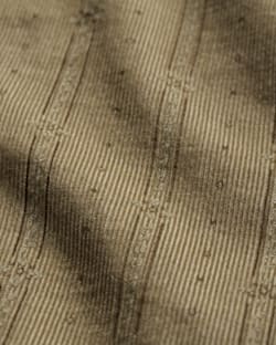 ALTERNATE VIEW OF WOMEN'S PRINTED CORDUROY GAMBLER SHIRT IN SAGE GREEN image number 7