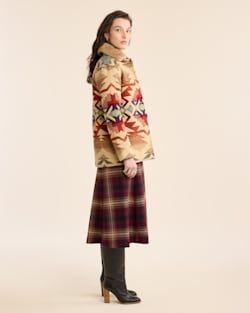 ALTERNATE VIEW OF WOMEN'S STILLWATER BROWNSVILLE COAT IN TAN image number 2