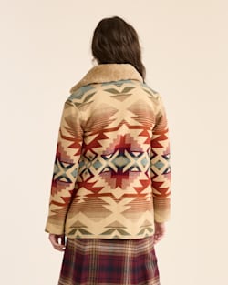 ALTERNATE VIEW OF WOMEN'S STILLWATER BROWNSVILLE COAT IN TAN image number 3