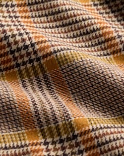 ALTERNATE VIEW OF WOMEN'S DAVIS GLEN PLAID WOOL BLAZER IN TAN/BROWN image number 7