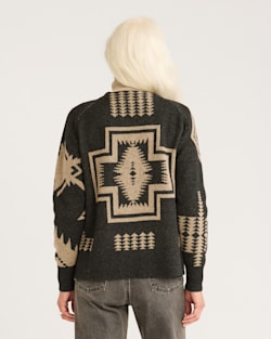 Shop Women's Lambswool Mixed Graphic Cardigan for Unique