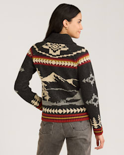 Shop Women's Alpine Lambswool Zip Cardigan for Warm Stylish