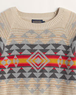 ALTERNATE VIEW OF WOMEN'S DRIFTWOOD RAGLAN COTTON SWEATER IN MULTI image number 2