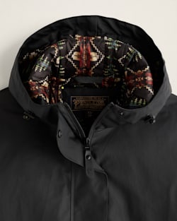 ALTERNATE VIEW OF WOMEN'S VICTORIA A-LINE SLICKER IN BLACK image number 2