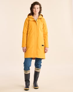 WOMEN'S VICTORIA A-LINE SLICKER IN SUNSET image number 1