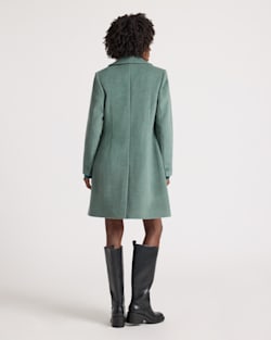 ALTERNATE VIEW OF WOMEN'S LOMBARD WOOL WALKER COAT IN SHALE image number 2