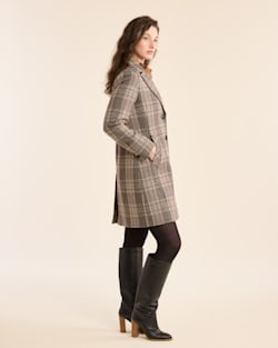 Plaid walker coat outlet