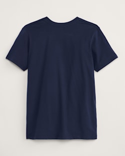 ALTERNATE VIEW OF WOMEN'S GEOMETRIC GRAPHIC TEE IN NAVY image number 2