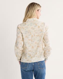 ALTERNATE VIEW OF WOMEN'S WINONA PUFF-SLEEVE SHIRT IN RODEO MULTI image number 2