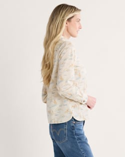 ALTERNATE VIEW OF WOMEN'S WINONA PUFF-SLEEVE SHIRT IN RODEO MULTI image number 3