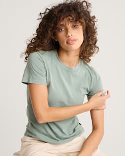 WOMEN'S DESCHUTES TEE IN SAGE image number 1