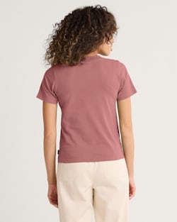 ALTERNATE VIEW OF WOMEN'S DESCHUTES TEE IN ROSE image number 2