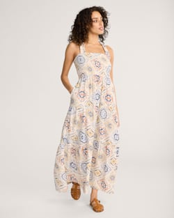 ALTERNATE VIEW OF WOMEN'S HAYLEY COTTON GAUZE DRESS IN HARDING BANDANA PRINT image number 5