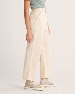 ALTERNATE VIEW OF WOMEN'S UTILITY COTTON/LINEN PANTS IN BONE image number 4