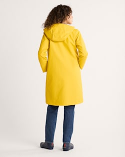 ALTERNATE VIEW OF WOMEN'S VICTORIA RAIN SLICKER IN YELLOW image number 2