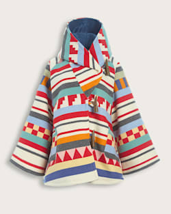LINDSEY THORNBURG X PENDLETON BLANKET CLOAK IN TAMIAMI TRAIL image number 1