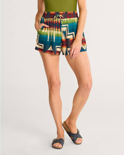 HARDING WOMEN'S TIE-FRONT SHORTS IN CENTURY HARDING image number 1
