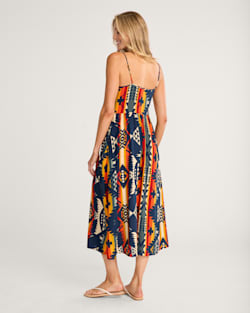 ALTERNATE VIEW OF NEHALEM STRAPPY MAXI DRESS IN NAVY image number 2