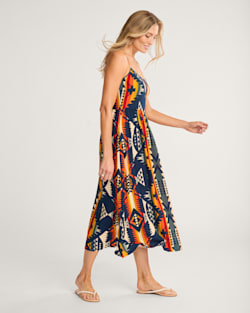 ALTERNATE VIEW OF NEHALEM STRAPPY MAXI DRESS IN NAVY image number 3