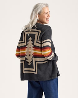 WOMEN'S SIERRA SPRINGS COTTON CARDIGAN IN CHARCOAL HEATHER image number 1