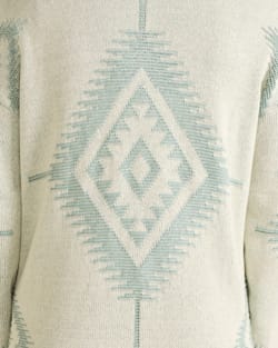 ALTERNATE VIEW OF WOMEN'S TEXTURED SIERRA SPRINGS CARDIGAN IN NATURAL/BLUE image number 4