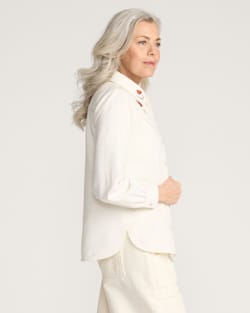 ALTERNATE VIEW OF EMBROIDERED WESTERN SHIRT IN ECRU image number 3