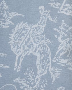 ALTERNATE VIEW OF RODEO COTTON SHIRT JACKET IN STORMY BLUE image number 5