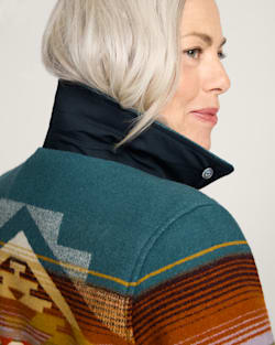 ALTERNATE VIEW OF WOMEN'S TUMALO BROWNSVILLE COAT IN TEAL image number 5