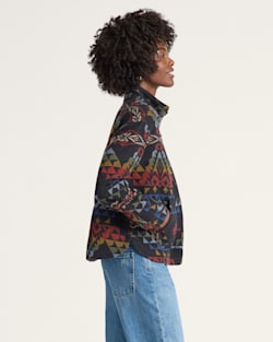 Shop Women's Autumn Birch Cotton Chamois Half-Zip Pullover