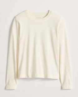 WOMEN'S LONG-SLEEVE DESCHUTES TEE IN WHITE image number 1
