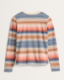 ALTERNATE VIEW OF WOMEN'S LONG-SLEEVE STRIPE DESCHUTES TEE IN MULTI STRIPE image number 2