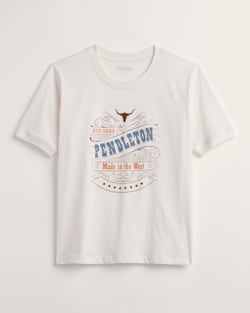 DESCHUTES MADE IN THE WEST TEE IN IVORY image number 1