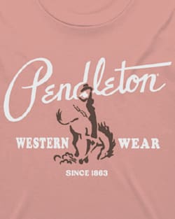 ALTERNATE VIEW OF WOMEN'S COWGIRL GRAPHIC TEE IN DUSTY ROSE image number 2